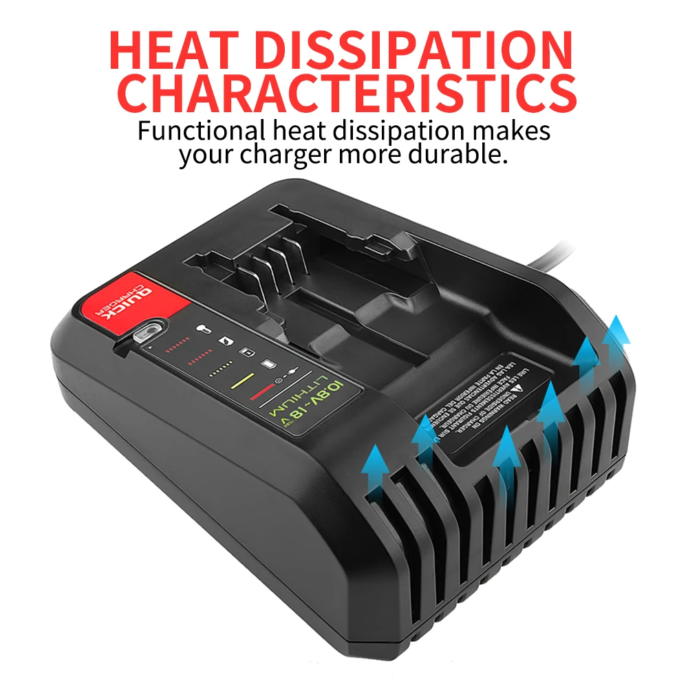 Cargador de batería de iones de litio de carga rápida para Stanley Black And Decker 10,8 V 18V 20V modelo LBXR20 LBXR20B ASL186K ASL188K herramientas 2A - imagen 3