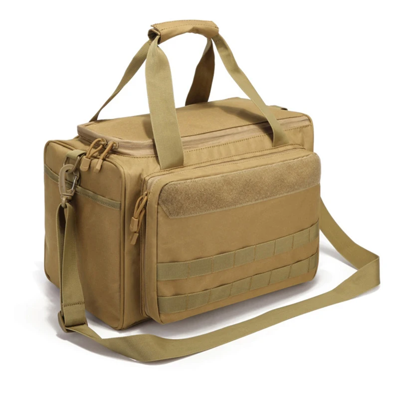 Bolso de hombro multifuncional para almacenamiento al aire libre, sistema táctico Molle, bolsa para pistola, bolsa impermeable para accesorios Oxford - imagen 4