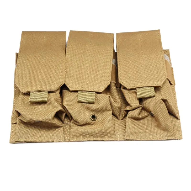 Bolsas tácticas MOLLE para revistas, bolsa Triple y doble Mag 5,56/7,62 para accesorios M4 AR15 Ak47 - imagen 2