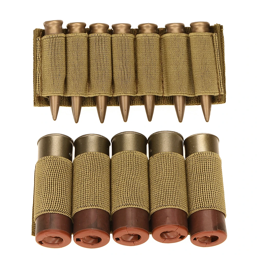 Bolsa de cartucho de munición ajustable para Rifle táctico, soporte de bala de calibre 12, accesorios de caza - imagen 4