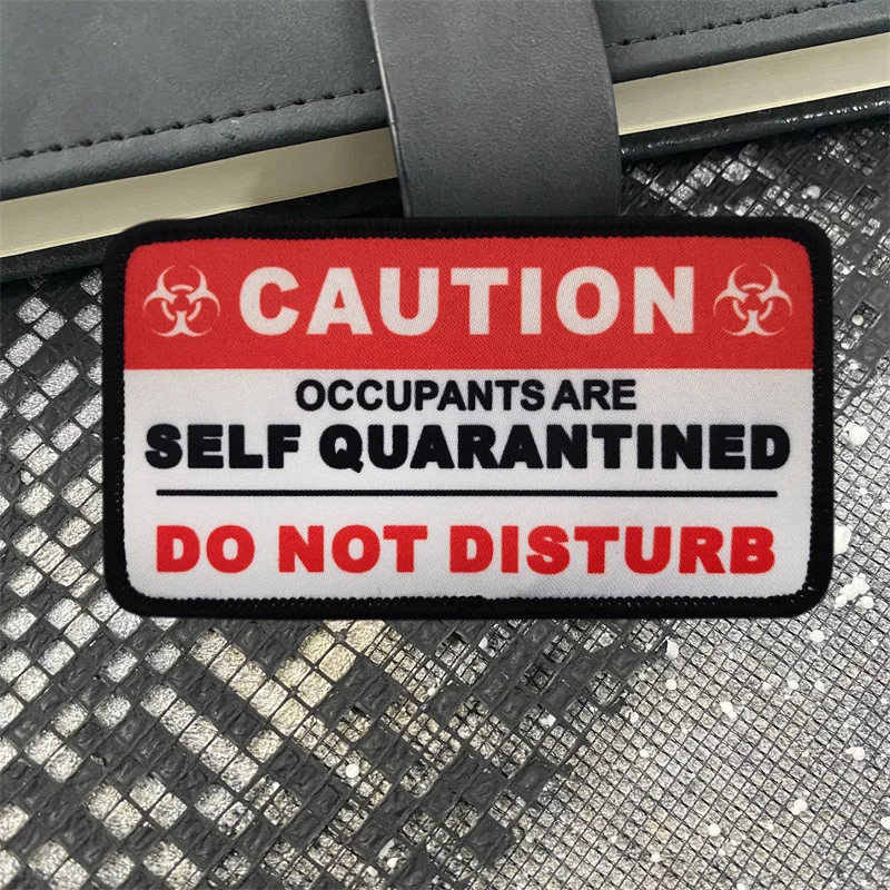 Insignia de moral táctica de advertencia bioquímica, parche militar, brazalete con gancho y bucle, emblema, mochila, sombrero, accesorios, pegatina - imagen 3