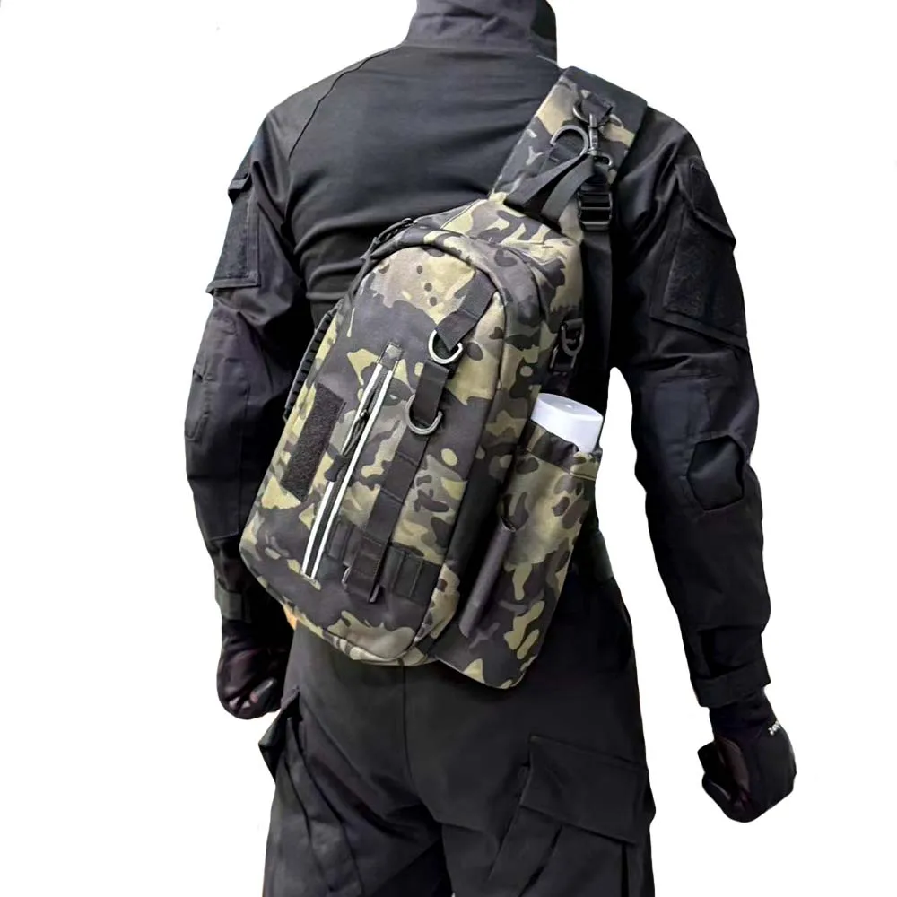 Bolso táctico portabotellas MOLLE ripstop camuflaje - imagen 2