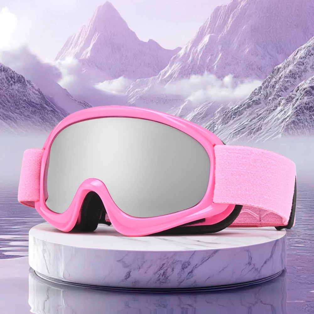 Nuevas gafas de esquí bonitas para niños de 4 a 14 años, gafas antiniebla UV400 para nieve, deportes al aire libre, Snowboard de invierno, gafas de esquí para niños - imagen 5