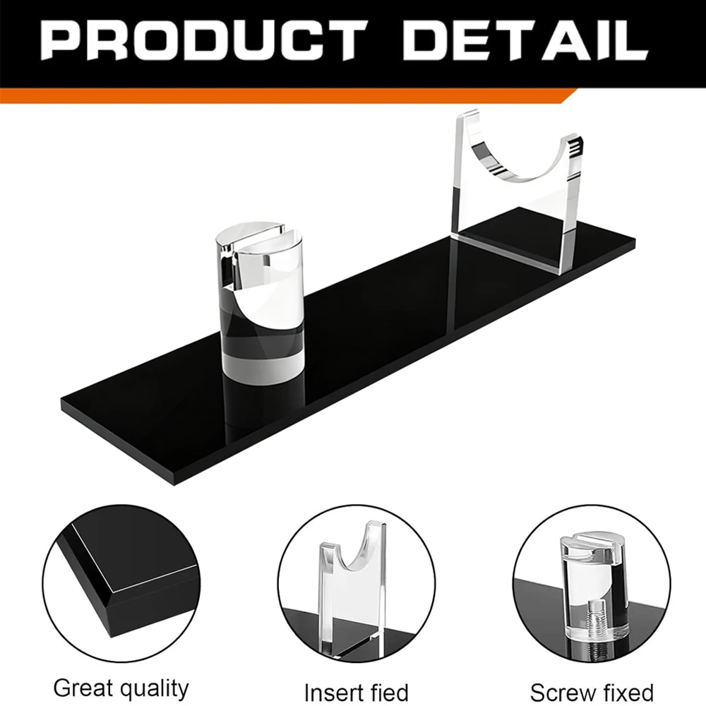 Estante de exhibición de cuchillos acrílico, soporte para cuchillos individual, vitrina transparente, soporte de exhibición de escritorio, escaparate de colección de cuchillos tácticos - imagen 2