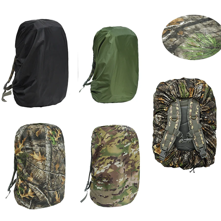 Mochila táctica para exteriores, cubierta para lluvia, bolsa de senderismo, cubierta impermeable a prueba de polvo, 80L