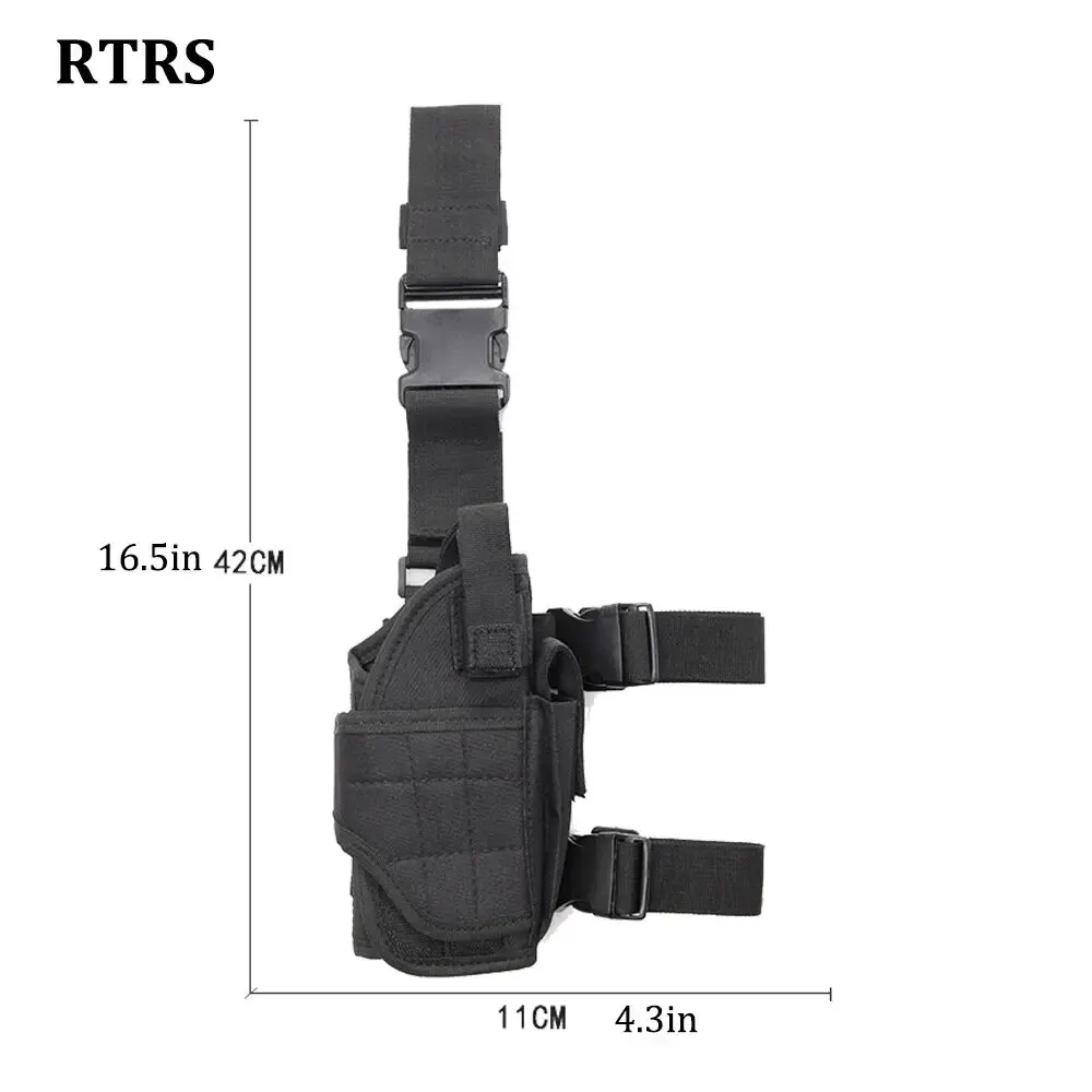 Funda Universal para pistola de muslo, accesorios de caza, funda para pistola Glock Beretta - imagen 3