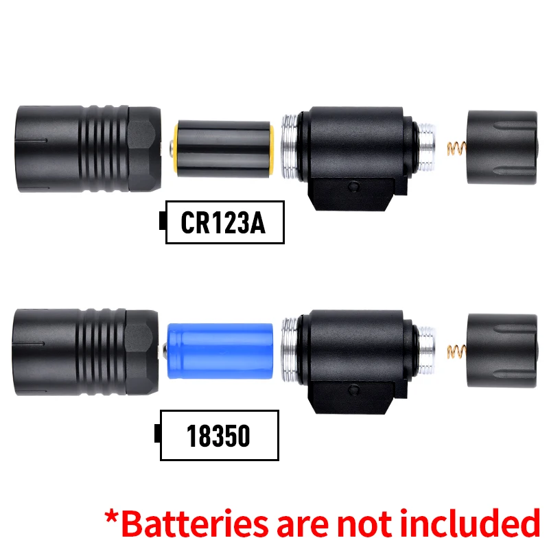 Linterna táctica WADSN LED blanca de alta potencia Picatinny - imagen 4