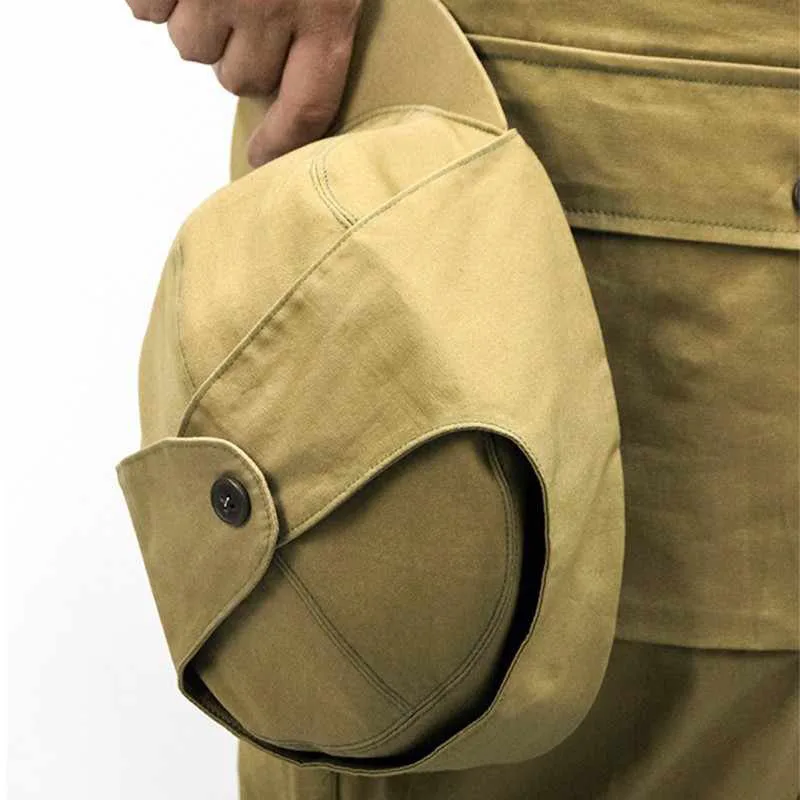 Sombrero de combate soviético para exteriores, hecho de lona de algodón para fines de entrenamiento - imagen 2