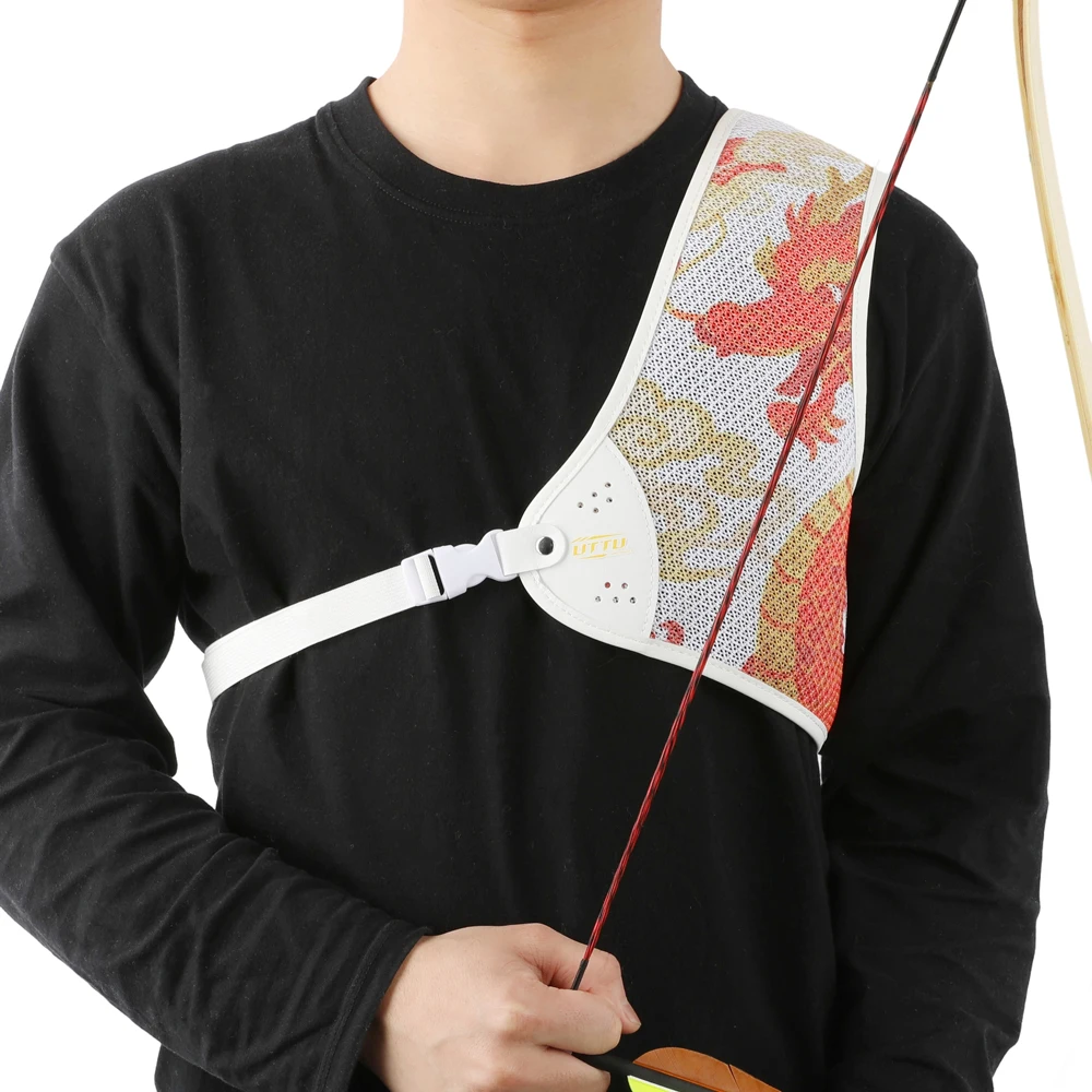Protector de pecho tiro con arco derecha para competición y caza - imagen 5