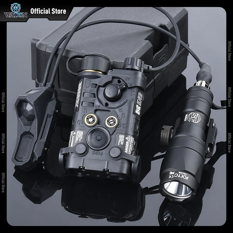 SF M300A M600C linterna táctica WADSN NGAL rojo verde azul punto IR atenuación AXON interruptor de doble función arma de caza luz de explorador - imagen 5