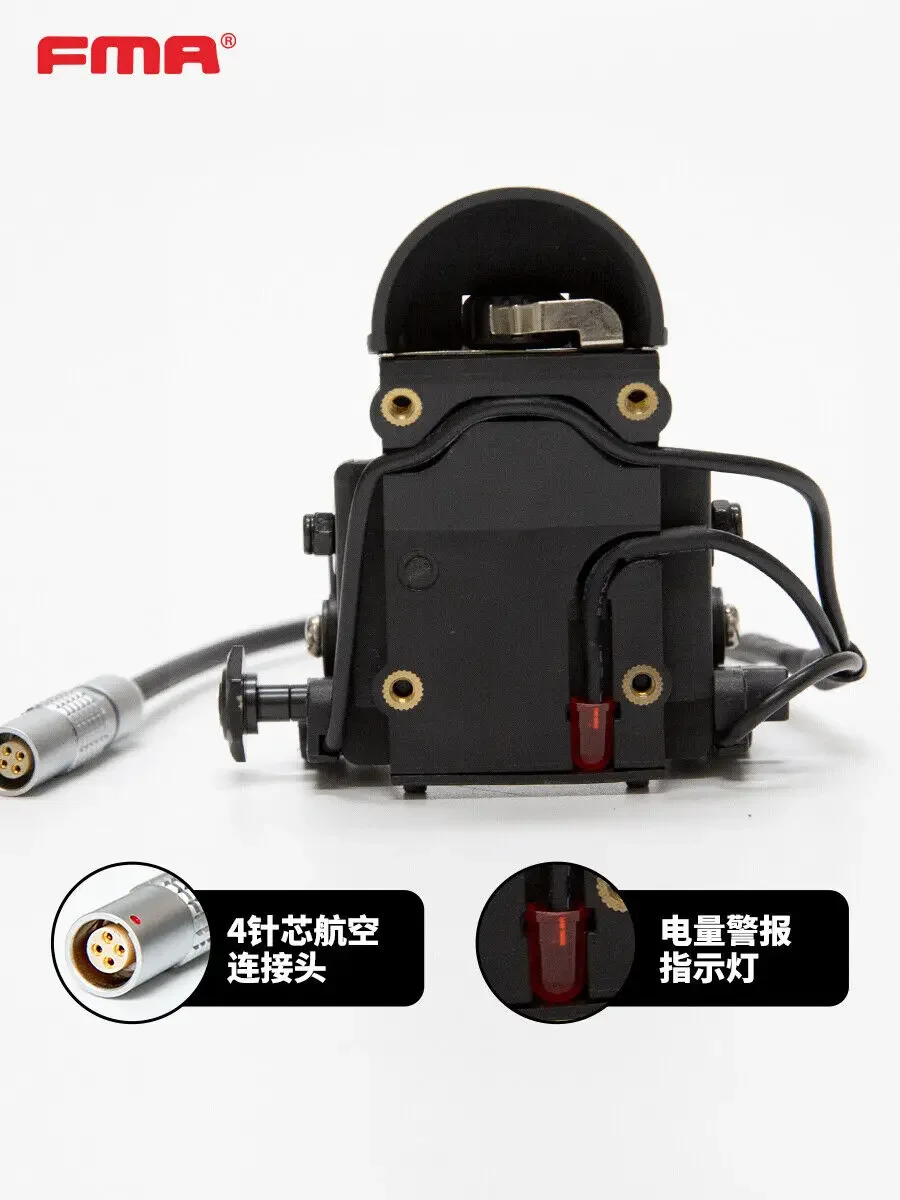 FMA táctico Airsoft funcional ANVIS6 9 Base de montaje NVG de aviador/caja de batería ANVIS 9 AVS-9 - imagen 4