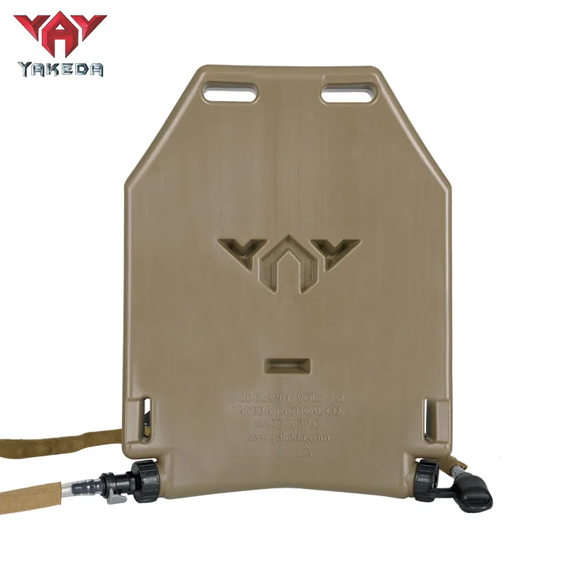 Botella de agua táctica YAKEDA, bote multifuncional de 1,75 L, forro de chaleco, bolsa de agua de calidad alimentaria EVA, nueva placa de inserción de hervidor táctico - imagen 4