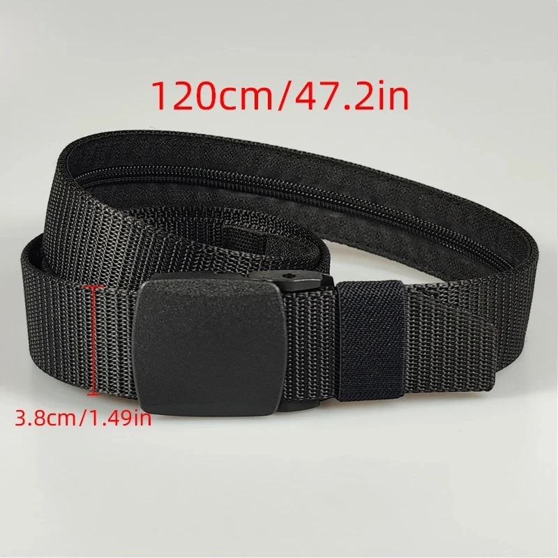 Un cinturón antirrobo de viaje para hombres y mujeres con un bolsillo secreto para dinero, disponible en muchos colores - imagen 4
