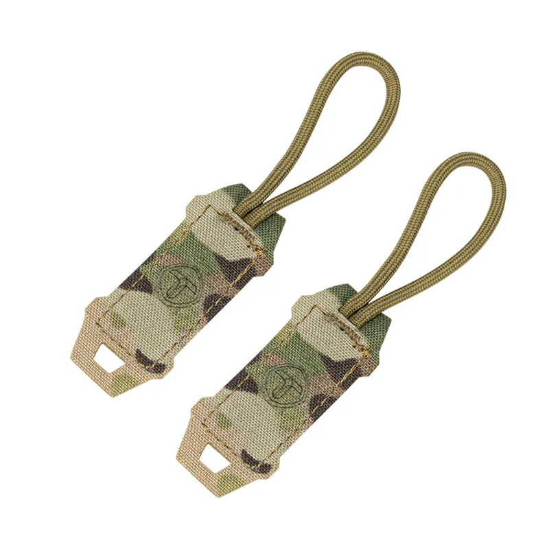 Bolsa táctica con mango de gancho, accesorios para mochila de caza MOLLE rápida, cabeza con cordón de bloqueo con cremallera, 1 Uds. - imagen 3