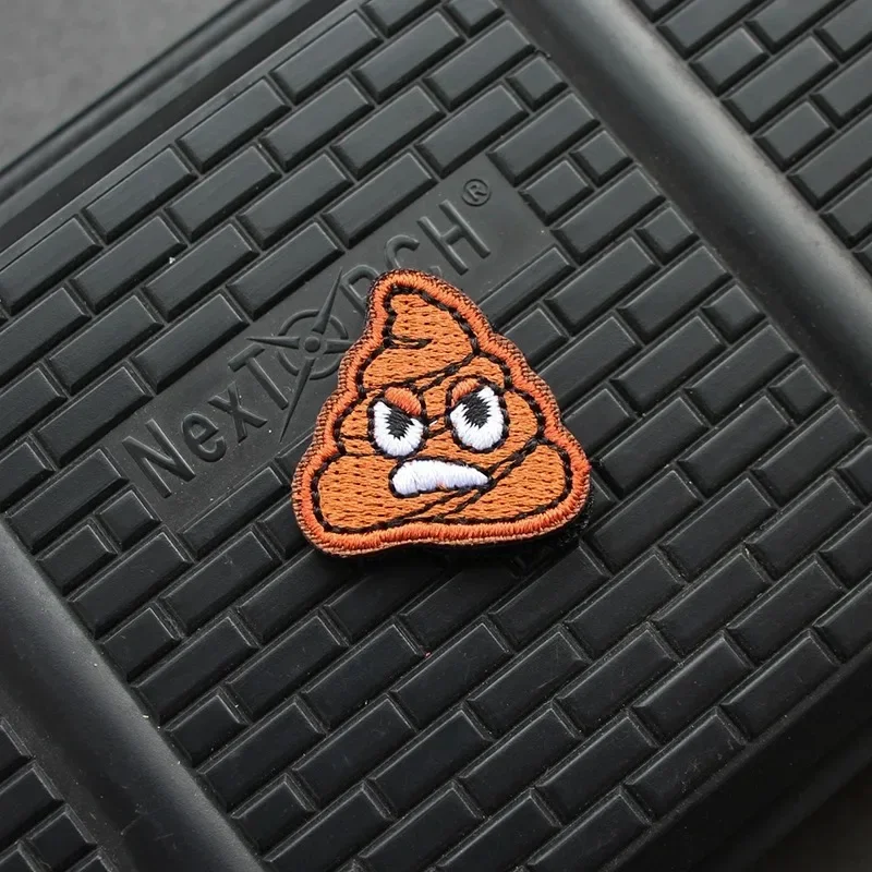 Angry Shit-pequeños parches de gancho y bucle bordados, Mini insignia de moral, pegatina decorativa para mochila táctica - imagen 5