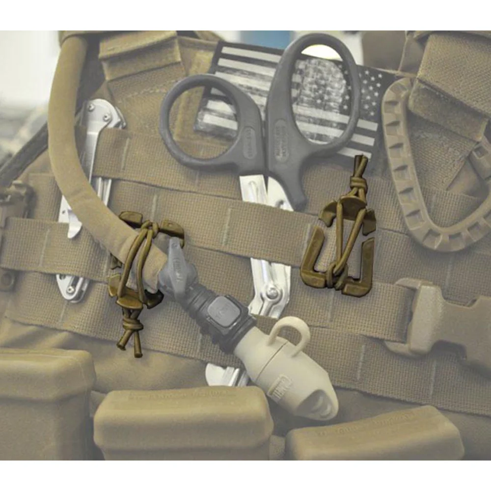 EMERSONGEAR táctico ITW Web Dominator Molle mochila mosquetón EDC herramienta cuerda elástica correas hebilla enrollador - imagen 2