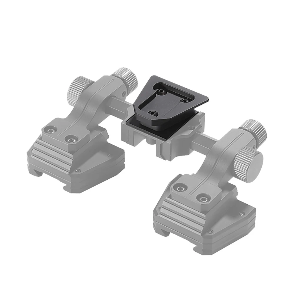 Hebilla de montaje adaptadora de puente de cola de milano de visión nocturna de aluminio ligero táctico NVG10 NVG18AN/PVS15A PVS18 PVS31 RNVG - imagen 4