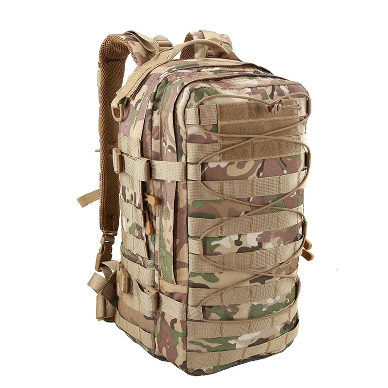 Mochila táctica multifuncional para ataque de ciclismo y escalada al aire libre, impermeable, resistente al desgaste, bolso de viaje de doble hombro para hombres - imagen 2