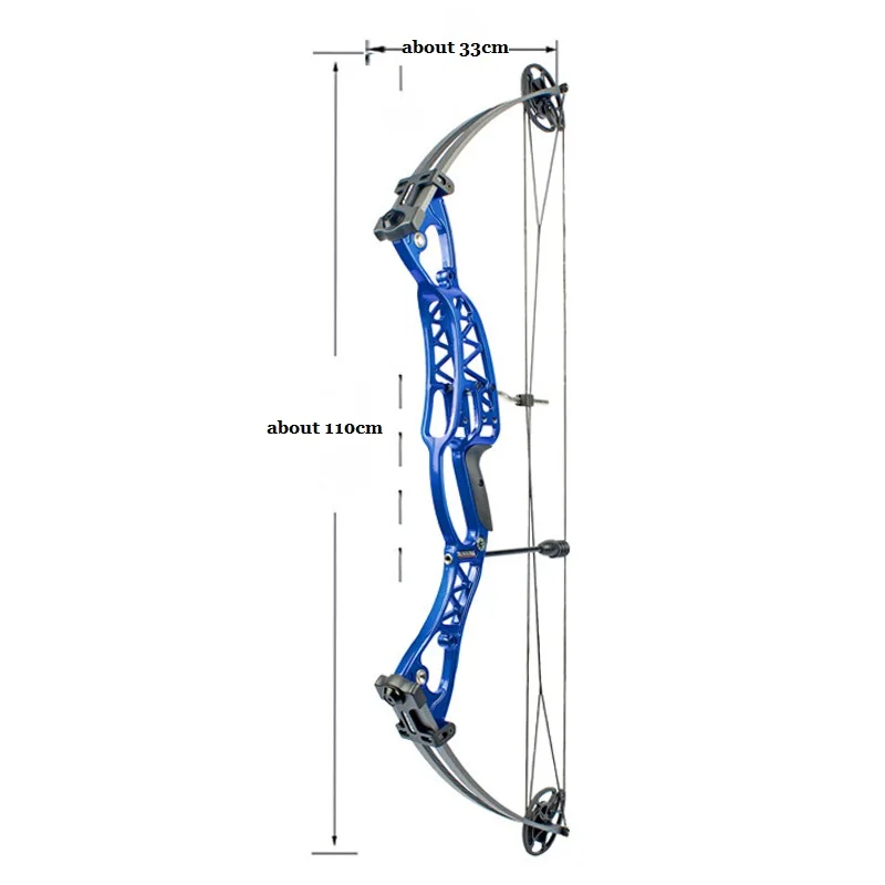 Arco compuesto M106 para mano izquierda y derecha, flechas ajustables para ARCO, accesorios de práctica de tiro con arco al aire libre, 40-60 libras - imagen 3