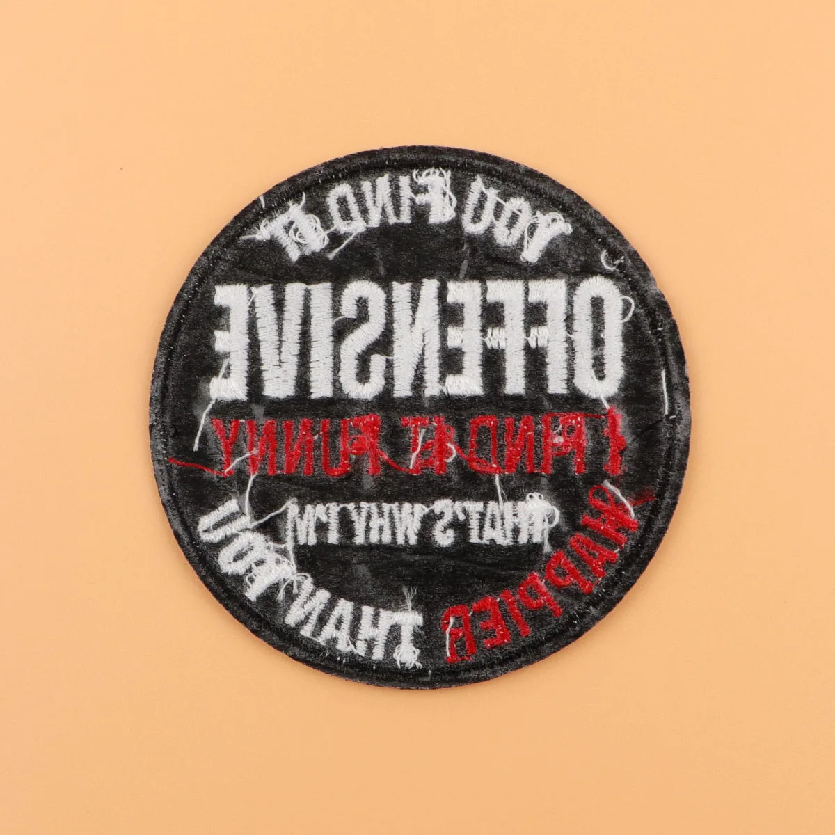 Parche bordado para planchar I FIND IT FUNNY - accesorio de ropa - imagen 4