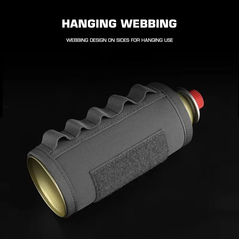 Soporte largo para tanque de Gas colgante para acampar al aire libre, bolsa de almacenamiento para tanque de Gas para Picnic - imagen 3