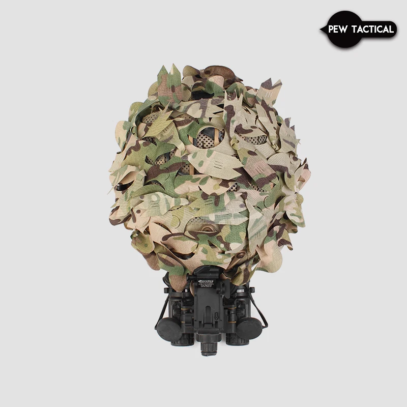 PEW TACTICAL PREDATOR GHILLIE HELMET COVER Funda camuflaje AIRSOFT OT20 - imagen 4