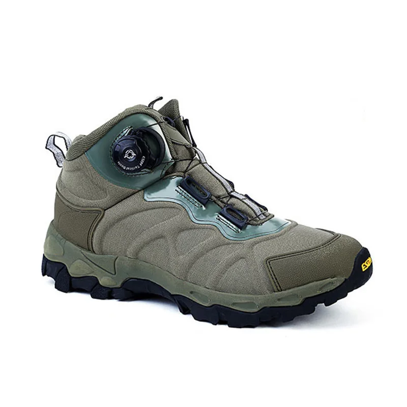 Botas tácticas para hombre al aire libre, cordones eléctricos, zapatos de escalada ligeros y resistentes al desgaste, botas de caza para acampar y senderismo 39-45 A2FC101 - imagen 4