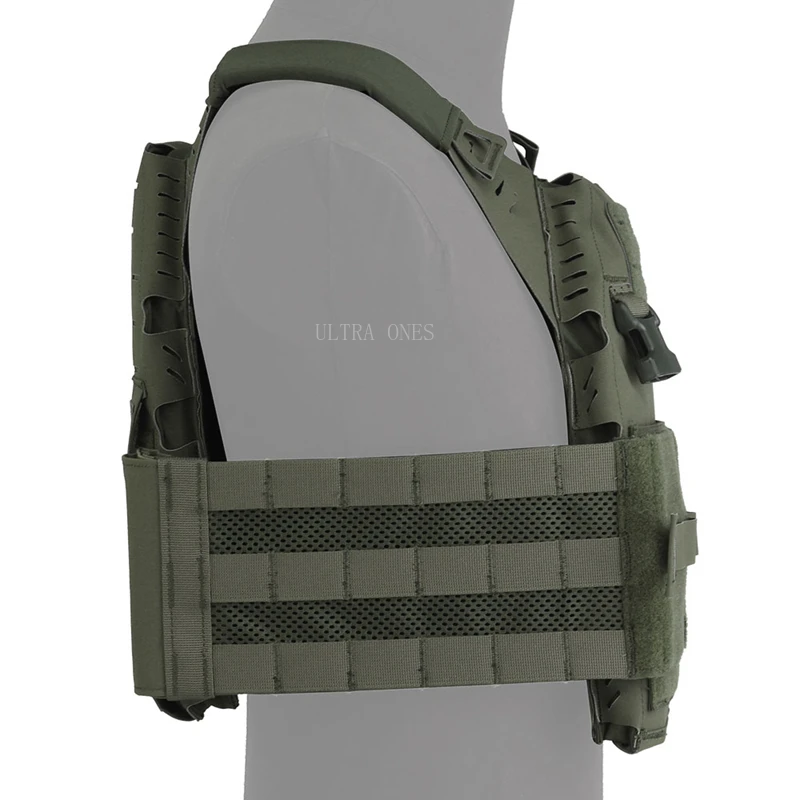 Chaleco táctico Airsoft Wargame Paintball, chaleco de liberación rápida, caza al aire libre, tiro, entrenamiento de combate, ropa ligera - imagen 3