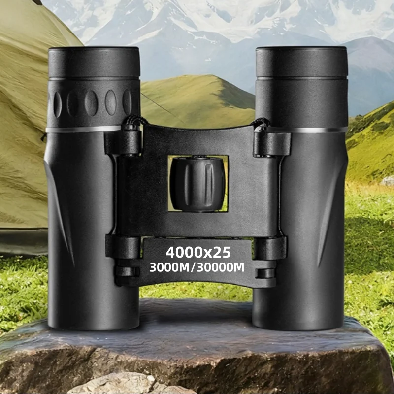 Binoculares HD BAK4 FMC óptica portátil para caza y camping