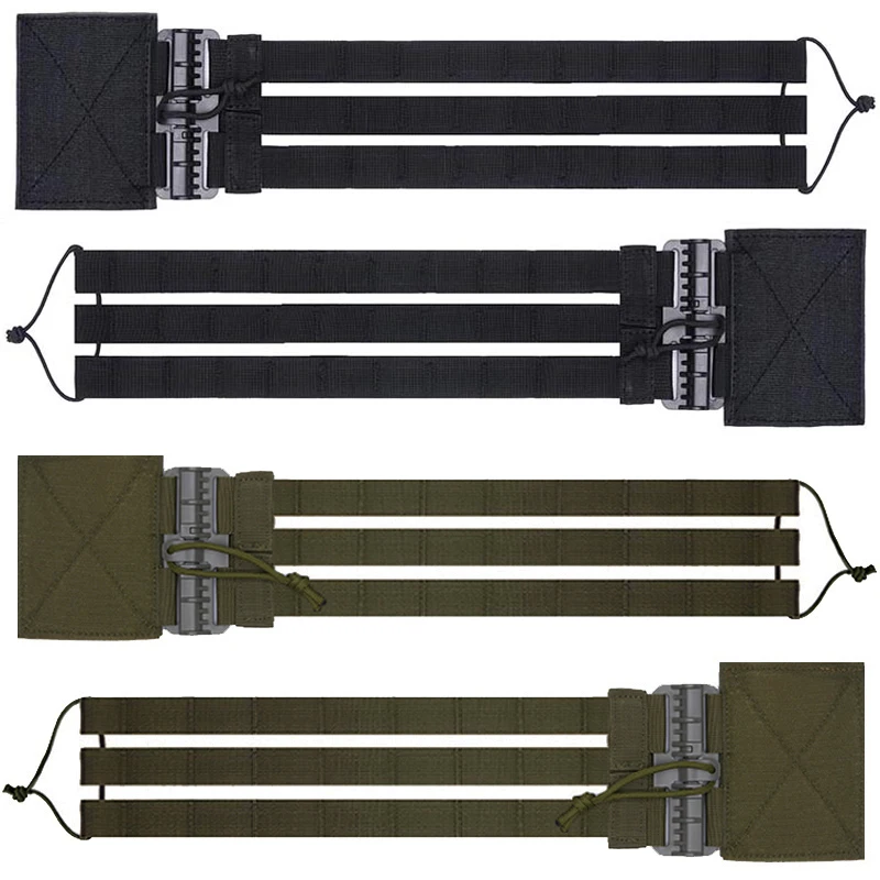 Conjunto de hebilla de extracción rápida, accesorios para chaleco táctico, Kit Molle de hebilla de liberación rápida, cinturón Universal para chaleco Airsoft de caza, 2 uds. - imagen 2