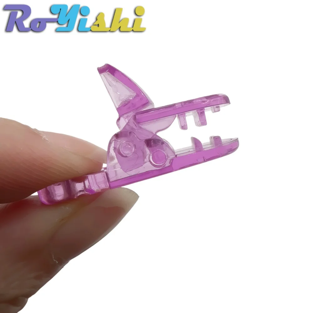 Paquete de 25 clips de plástico multiusos, abrazaderas fijas coloridas, resistentes para el hogar, oficina, cocina, costura, manualidades - imagen 4