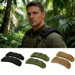 Almohadilla de hombro táctica MOLLE en malla nailon para chaleco JPC