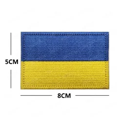 Parches bordados Bandera de Ucrania - Apliques para ropa y mochilas