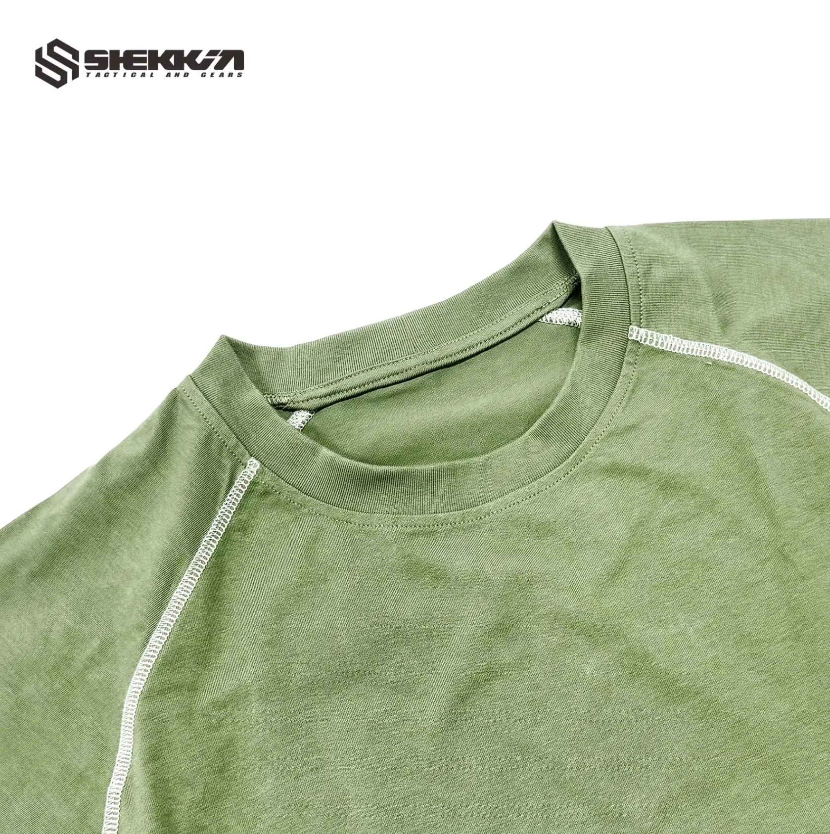 Shekkingears Camiseta táctica de manga corta de secado rápido Camiseta táctica para deportes al aire libre - imagen 4