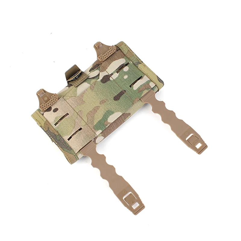 Chaleco táctico de camuflaje para exteriores, sistema MOLLE con cremallera, función de navegación para teléfono móvil, incluye paquete, bolsa - imagen 4