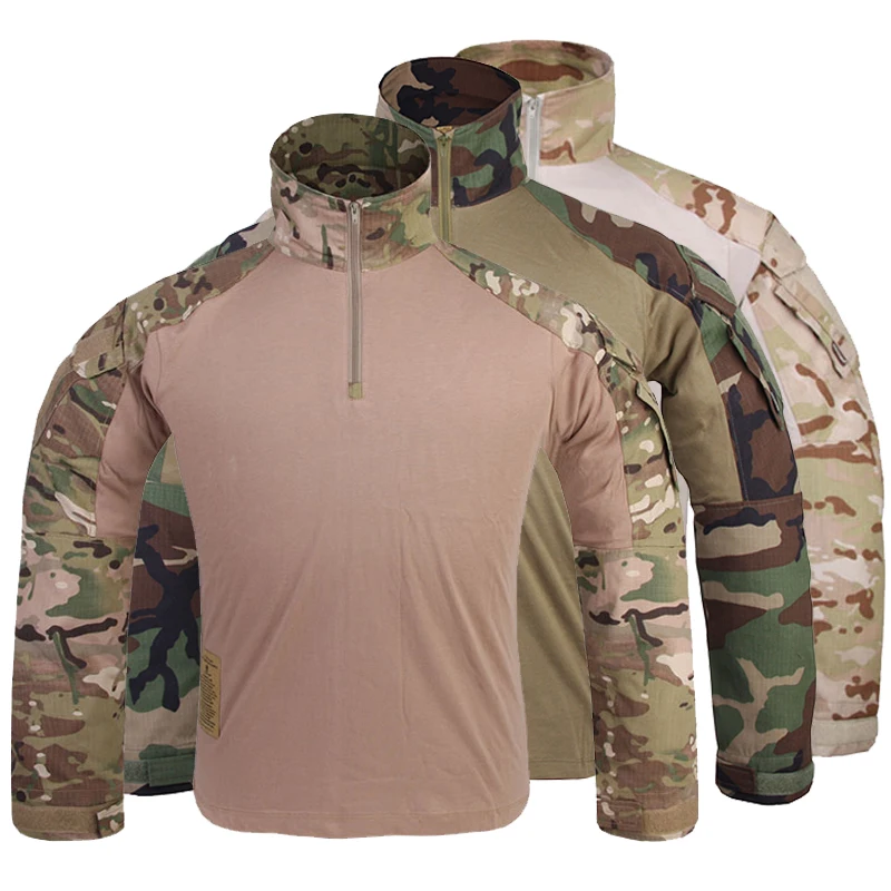 Camiseta táctica EmersonGear G3 BDU AOR2 ripstop para outdoor - imagen 4