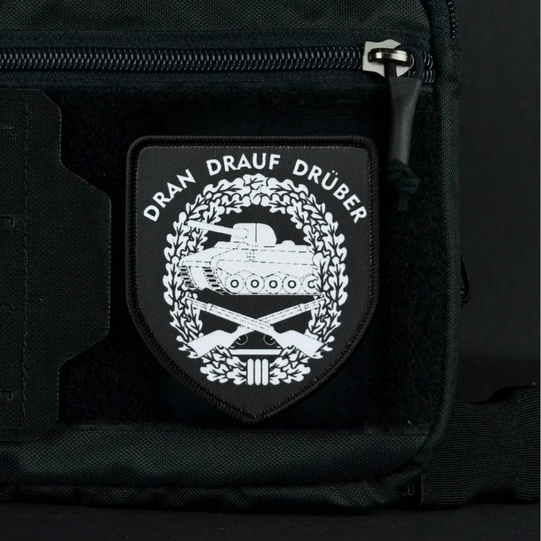 Parche táctico de tanques y moral de victoria, gancho y bucle del ejército, divertido equipo 2A, pegatina para mochila impresa para ropa, brazalete militar