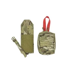 Liberación rápida con cubierta bolsa médica táctica al aire libre versión Vertical bolsa para artículos diversos