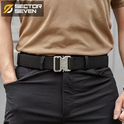 Cinturón táctico con atracción magnética, hebilla magnética, inserción y extracción rápida elástica, ropa de trabajo, cinturón tejido