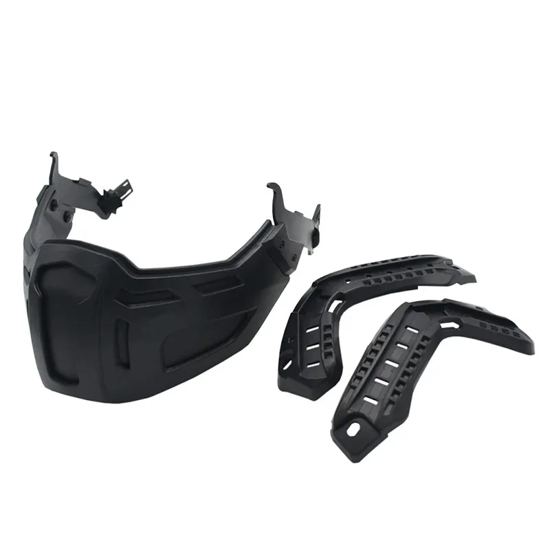 Nuevo casco táctico rápido media máscara facial con gafas abatibles caza Airsoft Cs juego Paintball máscara casco accesorios equipo - imagen 4