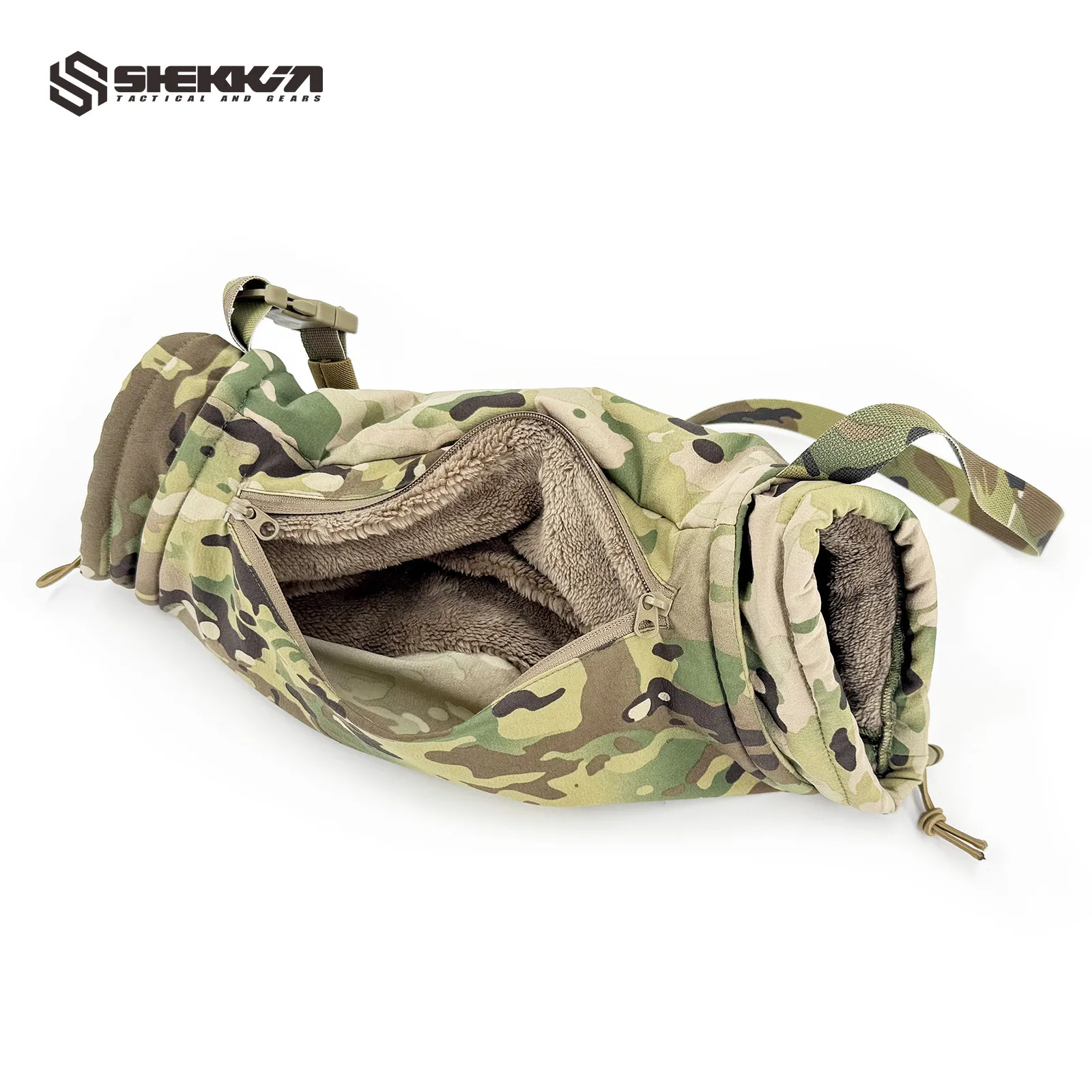 Shekkingears-bolsas calentadoras de manos de camuflaje EI táctico, juego de combate con sello, calor y protección de invierno para hombres y mujeres - imagen 3