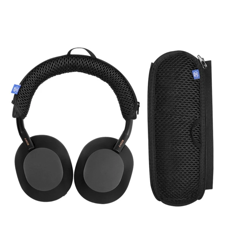 Almohadillas proteicas para los oídos, cubierta para diadema para auriculares WH 1000XM5, almohadillas para los oídos con - imagen 2