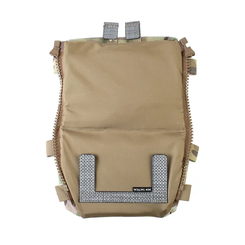 Chaleco táctico FCPC V5, bolsa con Panel trasero con cremallera, bolsa multiusos para artículos diversos - imagen 4