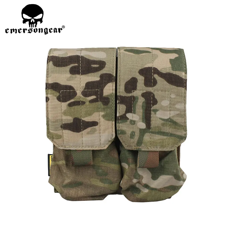 Emersongear-bolsa táctica de estilo LBT para cargador doble, bolsa Multicam Molle Mag para bolsillo M4 M16, accesorios de caza Airsoft, EM9026