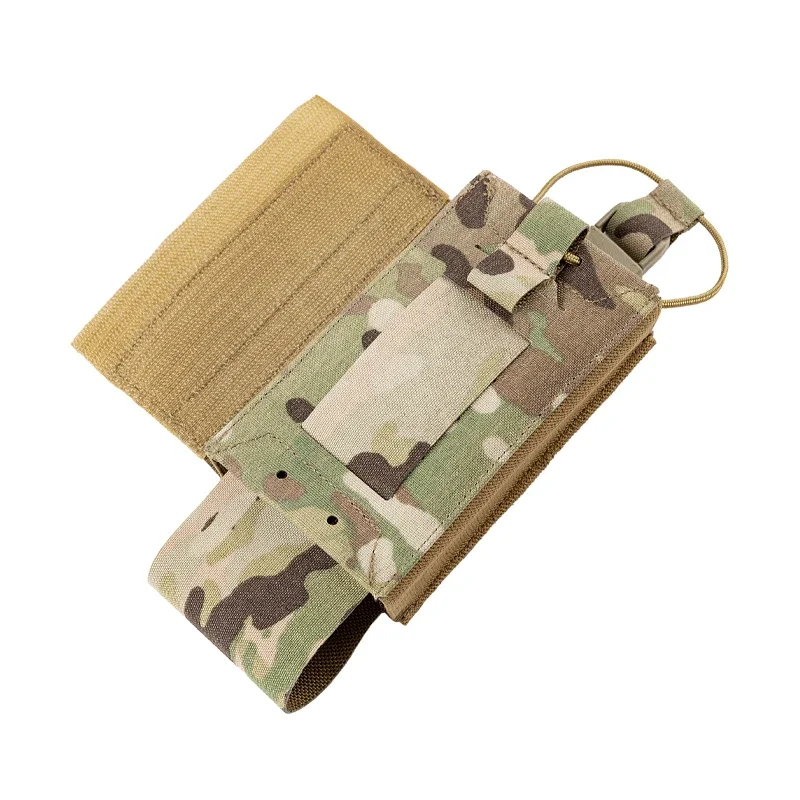 Bolsa de Radio táctica para caza al aire libre, accesorios Airsoft, bolsa de almacenamiento para Walkie Talkie, chaleco táctico militar, bolsa lateral - imagen 2