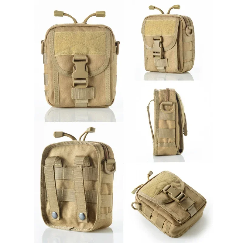 Bolsa táctica de caza, funda Molle, riñonera, cartera, monedero, funda para teléfono, bolsas deportivas de combate Airsoft - imagen 3