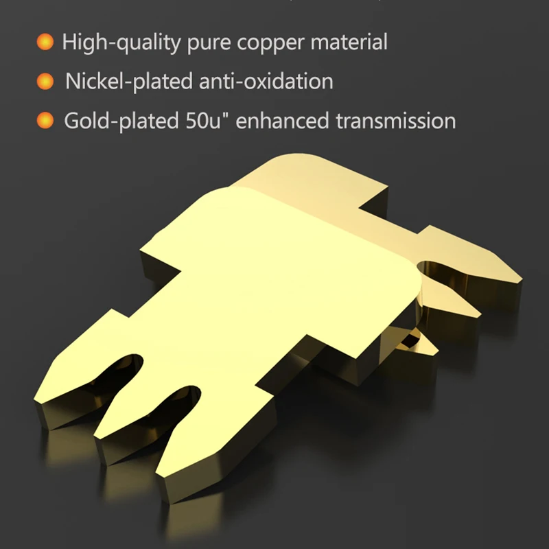 Conector CAT7 rj45 10gbps 50U CAT6A, cable ethernet, enchufe de red SFTP FTP, conector lan totalmente blindado, paso a través del orificio de 1,5 MM - imagen 4