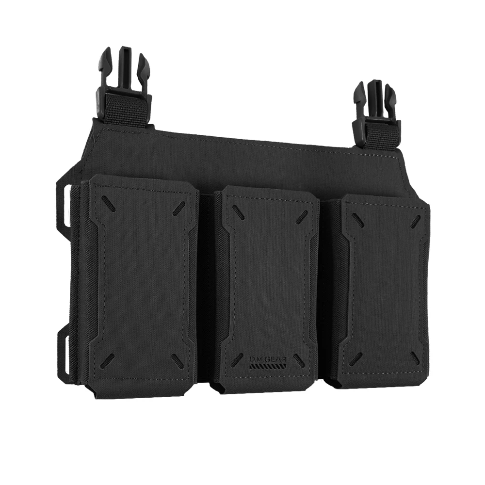 DMGear-bolsa táctica Triple para revistas, portador Molle de liberación rápida, chaleco táctico Airsoft, accesorios de caza para acampar al aire libre - imagen 5