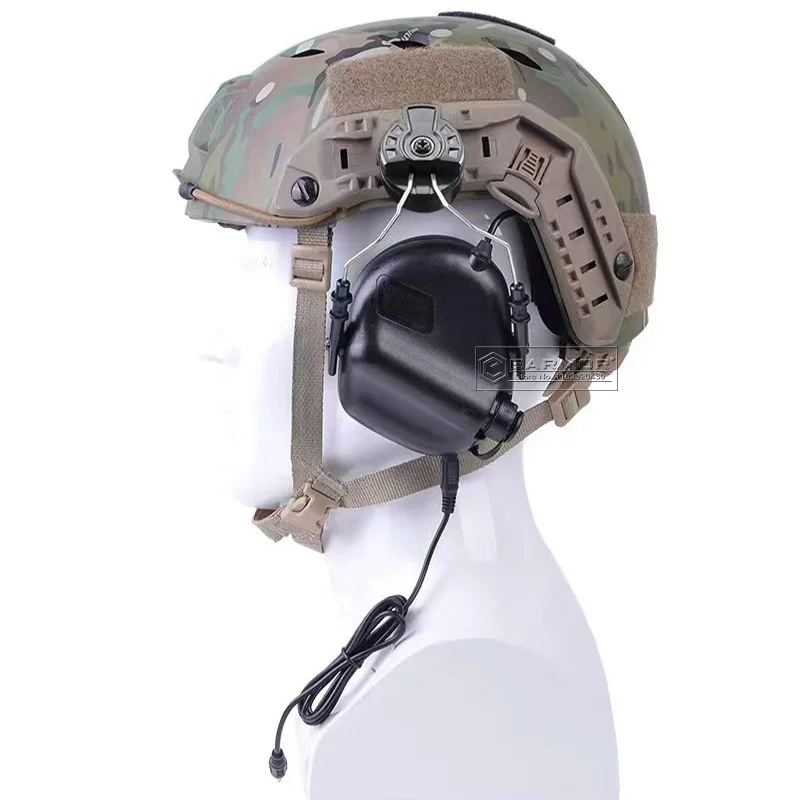 Earmor-auriculares tácticos M31H Airsoft, cascos de caza, cascos militares, orejeras, Riel de arco rápido - imagen 3