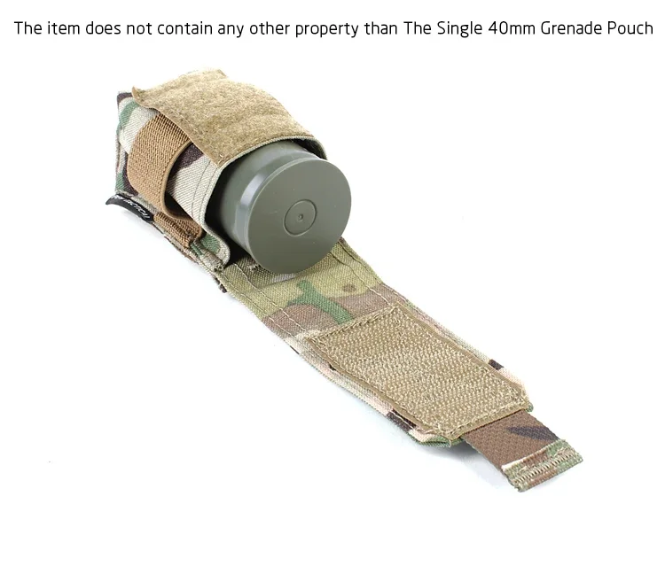 Bolsa táctica de granada única Pew 40mm Molle MK4 Micro Fight Airsoft - imagen 5